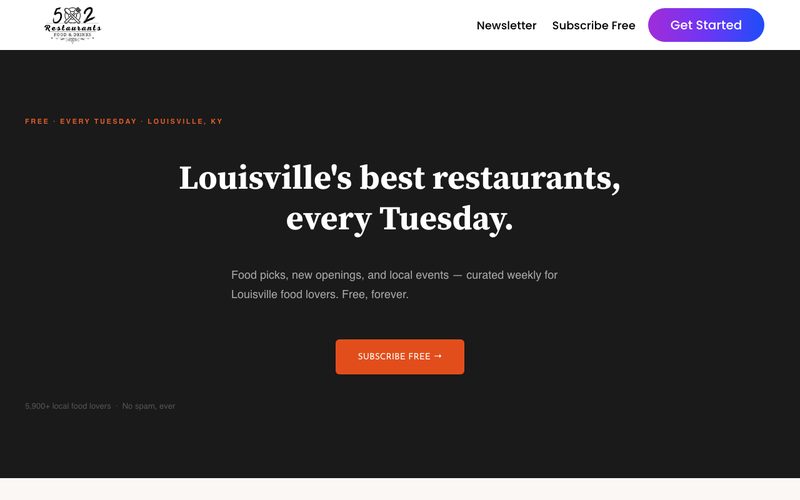 502 Restaurants website